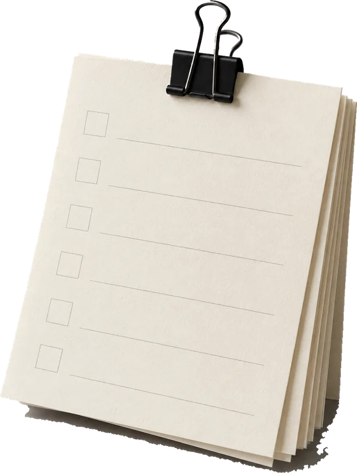 The Decision Toolkit, a small stack of worksheets under a binder clip